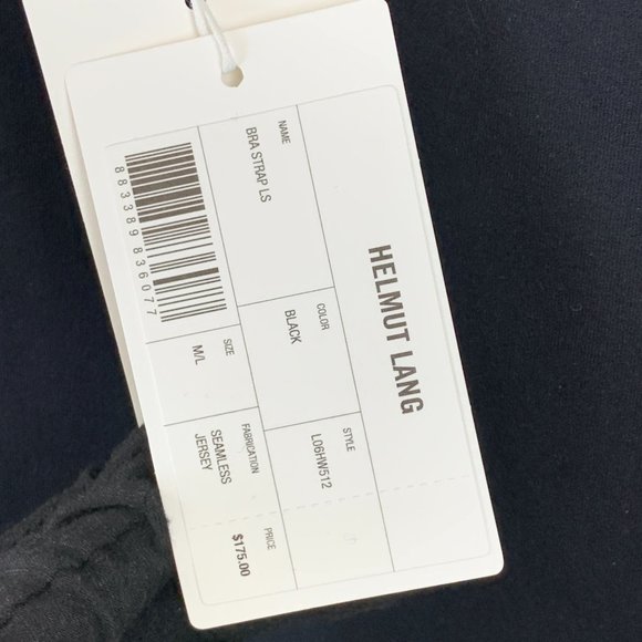 NWT Helmut Lang Bra Strap Top - Picture 9 of 9